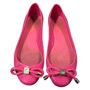 Kate Spade Pink Juliana Rubber Flats